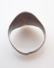 Vintage Navajo Fred Harvey Era Thunderbird Stamped Sterling Band Ring Sz 10.5 - Additional view 3