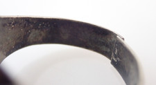 Vintage Navajo Fred Harvey Era Thunderbird Stamped Sterling Band Ring Sz 10.5 - Additional view 4