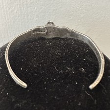 Fred Harvey Era Sterling Turquoise Child's Navajo Style Cuff Bracelet SMALL - Additional view 6