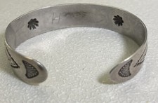1930s Fred Harvey Era Sterling Whirling Log Cuff Bracelet…TJ1037 - Additional view 2