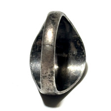 Fred Harvey Era Ring Stamped Sterling Silver Turquoise Vintage Southwest Arrows - Additional view 9