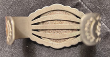 Fred Harvey Era Native American Nickel Silver Morgan Dollar Cuff Bracelet 6.25