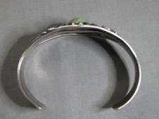 Fred Harvey Era NAVAJO Maisels CARICO LAKE TURQUOISE Sterling Silver 43g CUFF - Additional view 13