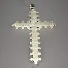 Fred Harvey Era, Bell Trading Co Sterling Silver 925 Turquoise Cross Pdnt. 2.75” - Additional view 3