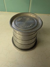 Vintage Fred Harvey collapsible drinking cup, aluminum. railroadiana, Western - Additional view 2