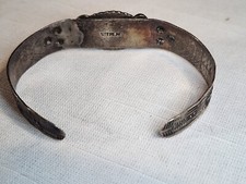 NAVAJO Fred Harvey Era, Sterling Silver Bracelet, Green Cerillo Turquoise NICE! - Additional view 10