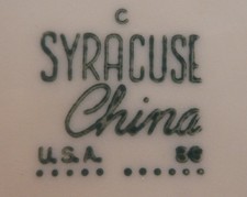 Railroad Dining China Fred Harvey Webster Service Plate 11-1/4