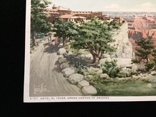 FRED HARVEY GRAND CANYON ARIZONA HOTEL EL TOVAR DET.  PUB  #6797, ARTIST SIGNED - Additional view 1