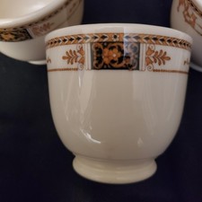 Fred Harvey Webster Syracuse 3 Custard Cups El Tovar Santa Fe Railroad China - Additional view 1