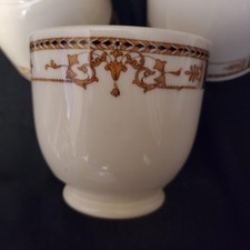 Fred Harvey Webster Syracuse 3 Custard Cups El Tovar Santa Fe Railroad China - Additional view 2