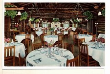 Arizona Chrome Fred Harvey Postcard Grand Canyon Dining Room El Tovar Hotel-JH1