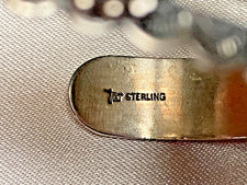 Fred Harvey Era Bell Trading Post Turquoise Three Stone Sterling Cuff Bracelet - Additional view 10