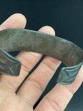 Fred Harvey Era Native American Sterling Turquoise Navajo Watch Cuff Bracelet - Additional view 12