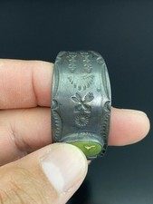 Fred Harvey Era Native American Sterling Turquoise Navajo Watch Cuff Bracelet - Additional view 9