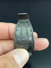 Fred Harvey Era Native American Sterling Turquoise Navajo Watch Cuff Bracelet - Additional view 10