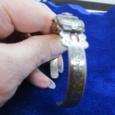 VINTAGE SOUTHWEST N A FRED HARVEY CUFF W/ ALL OF THE STAMPS, THUNDERBIRDS - Additional view 3
