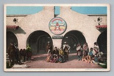 1908 Fred Harvey Indian Mexican Building Albuquerque New Mexico Postcard - Additional view 1