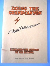 FRED HARVEY "DOING THE GRAND CANYON" BOOKLET 1922 PAPERBACK EXCELLENT