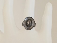 VTG Fred Harvey Era Navajo Sterling Silver Cowboy Hat Stamped Ring - Adjustable - Additional view 8