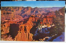 Vtg FRED HARVEY GRAND CANYON Nation Park Arizona Az. Postcard, Unposted C840a A