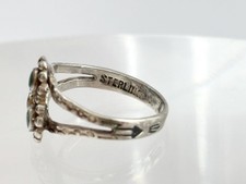 Fred Harvey era Vintage Natural Turquoise Sterling Silver 925 Ring - sz 3.75 - Additional view 7