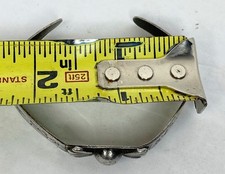 RARE vtg FRED HARVEY ERA BOWTIE CUFF bracelet sterling SILVER ARROW - Additional view 10