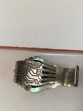 Native American Navajo Silver Cuff- Fred Harvey Era - Additional view 3