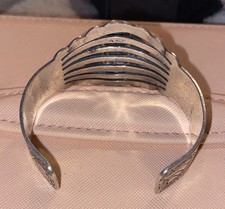 Native American Navajo Silver Cuff- Fred Harvey Era - Additional view 8