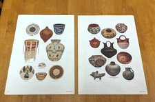 18 Vtg Fred Harvey Native American Indian Art Print Set Indians of the Southwest - Additional view 1
