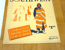 18 Vtg Fred Harvey Native American Indian Art Print Set Indians of the Southwest - Additional view 4