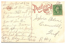 Fred Harvey Hotel Restaurant Location Map Amarillo Texas RPO Cancel -A61 - Additional view 1