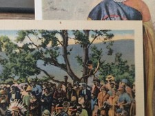 Hopi Belle Indian Dance Grand Canyon Arizona Vtg Pair 1930s Fred Harvey Postcard - Additional view 2