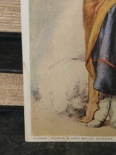 Hopi Belle Indian Dance Grand Canyon Arizona Vtg Pair 1930s Fred Harvey Postcard - Additional view 11