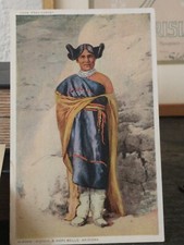 Hopi Belle Indian Dance Grand Canyon Arizona Vtg Pair 1930s Fred Harvey Postcard - Additional view 19