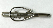 Vintage Fred Harvey Era Navajo Turquoise Dog Tie Bar Clip - Additional view 2