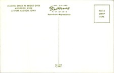 Fred Harvey Santa Fe Railroad (6) Postcards - Additional view 9