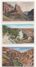10 Fred Harvey Post Cards Grand Canyon Hermit Rest Hopi House Colorado Riv  1934 - Additional view 2
