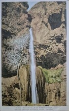 Grand Canyon, AZ. Alter Falls on Ribbon Creek - Fred Harvey PC