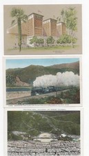 10 Post Cards 1 Fred Harvey + 3 B&W Photos Celebrity Homes Beverly Hills 1934 - Additional view 3