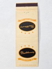 Fred Harvey Est. 1876 Hotels Restaurants Shops 3000 Miles Matchbook Cover