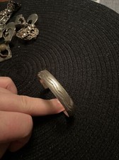 Antique Navajo Hopi Sterling Stamped Bracelet Fred Harvey Old Pawn - Additional view 1