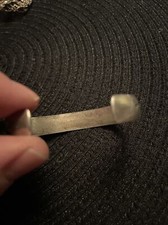 Antique Navajo Hopi Sterling Stamped Bracelet Fred Harvey Old Pawn - Additional view 3