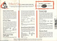 Fred Harvey The Grand Canyon National Park Brochure South Rim Hotels Lodges - Additional view 5