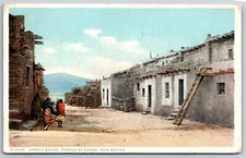 Pueblo of Acoma New Mexico~Main Street~Indian Village~c1910 Fred Harvey