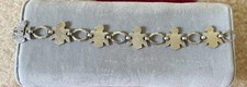 Vintage Fred Harvey Era Bell Trading Post Thunderbird Link Bracelet - Sterling - Additional view 2