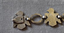 Vintage Fred Harvey Era Bell Trading Post Thunderbird Link Bracelet - Sterling - Additional view 3