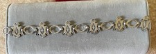 Vintage Fred Harvey Era Bell Trading Post Thunderbird Link Bracelet - Sterling