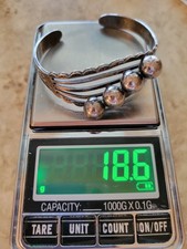 FRED HARVEY ERA MAISELS Navajo THUNDERBIRD Scalloped Sterling Tooled Bracelet - Additional view 14