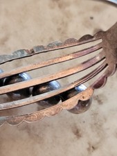 FRED HARVEY ERA MAISELS Navajo THUNDERBIRD Scalloped Sterling Tooled Bracelet - Additional view 9