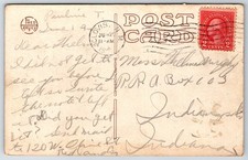 Wellington Kansas~5th Ward School~1920s Fred Harvey Postcard - Additional view 1